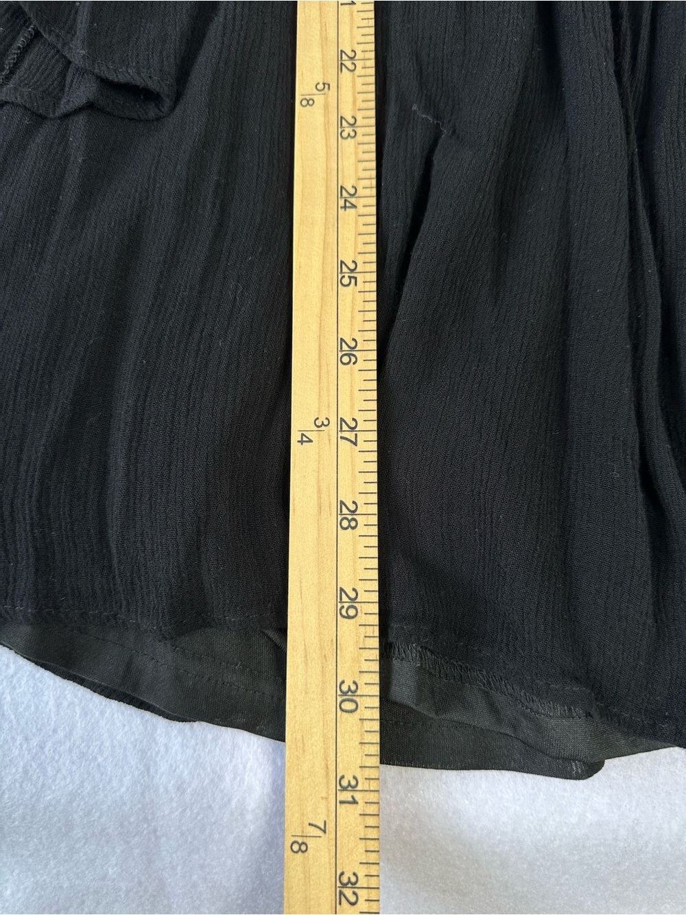 Umgee Black Embroidered Dress Sz S V Neck Bell Sleeve Gauze Boho Peasant Cottage - Picture 10 of 12